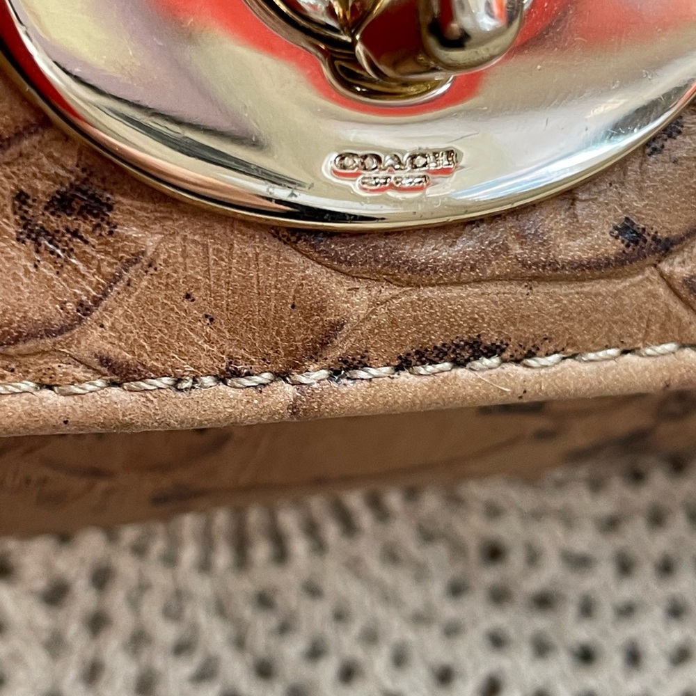 Coach Mini Ruby Python Embossed Crossbody Purse. - image 8